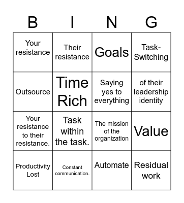 Bingo Lingo Bingo Card