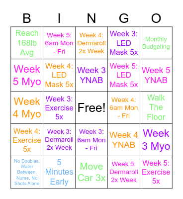 Marvelous May Bingo Card