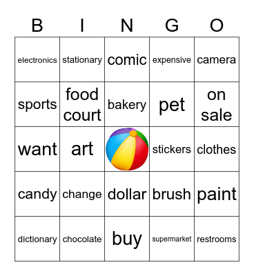 On Sale! Bingo Card