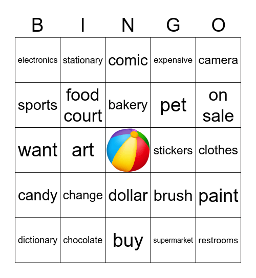 On Sale! Bingo Card