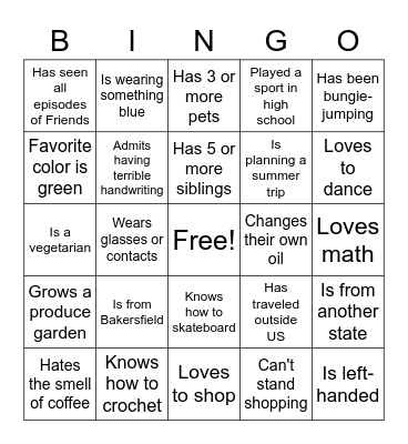 CPSY Year-End Bash! Bingo Card