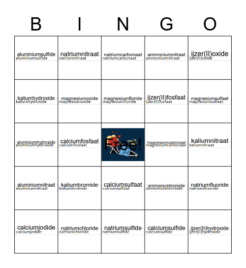 zoutenbingo Card