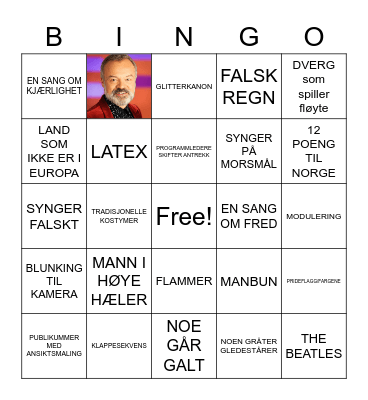 EUROVISION 2023 BINGO Card