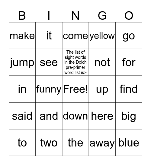 Today's Bingo Card