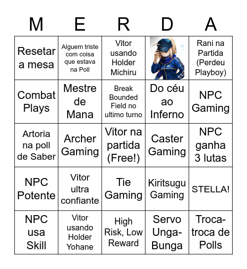 Binguzada Bingo Card