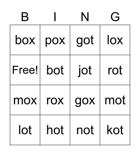 DG3L3 Bingo Card