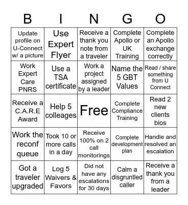 FIRST Bingo Card
