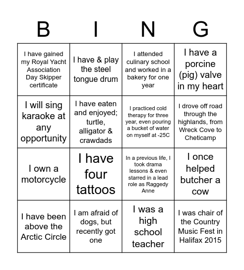 Branch Day in May Bingo Card