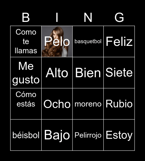 Spanish Bingo Card