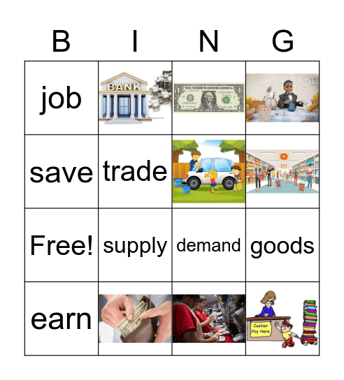 Junior Achievement BINGO Card