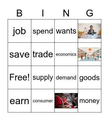 Junior Achievement BINGO Card