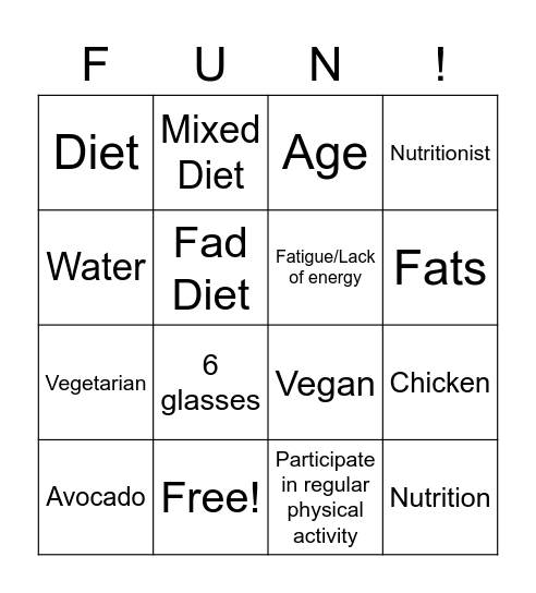 Science 14 Chapter 10 Bingo Card