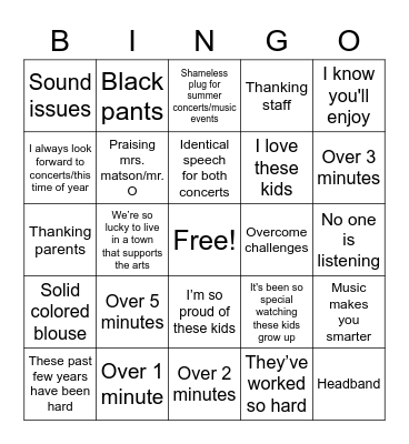 Mrs. Hiscovitch Speech Bingo! Bingo Card