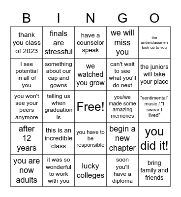 I should be working on psych Bingo Card