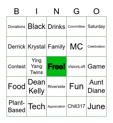 ATHS c/o 2003 "What'd You Say?" Bingo Card