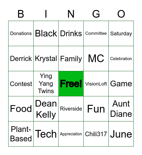 ATHS c/o 2003 "What'd You Say?" Bingo Card