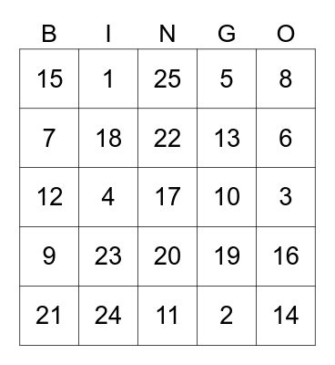 ATI Summer Trip 2023 Bingo Card