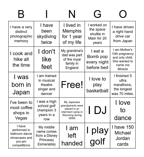 CBSS BINGO Card