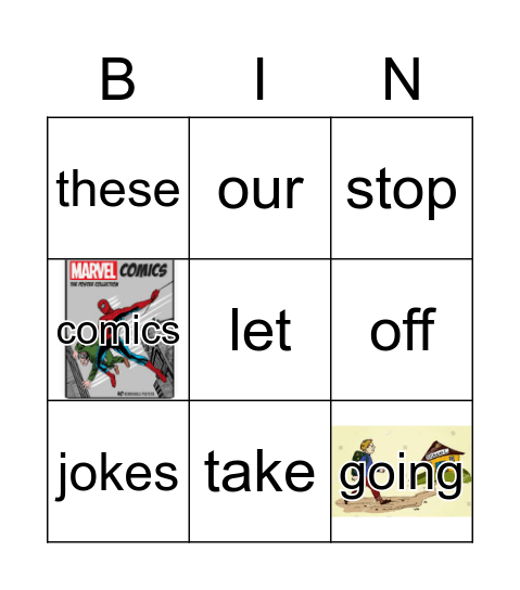 DL GR2 Unit3 Week3 sight words Bingo Card