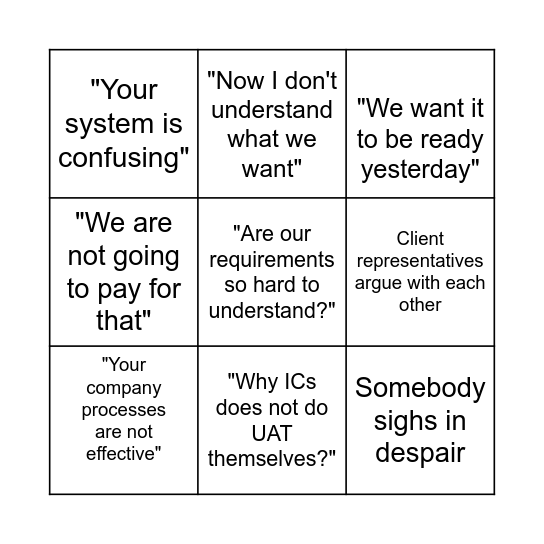 BioRad Bingo Card