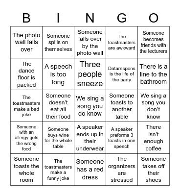 Helingball 2023 Bingo! Bingo Card