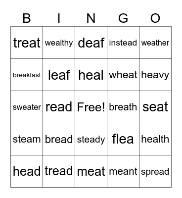 Ea Bingo Card