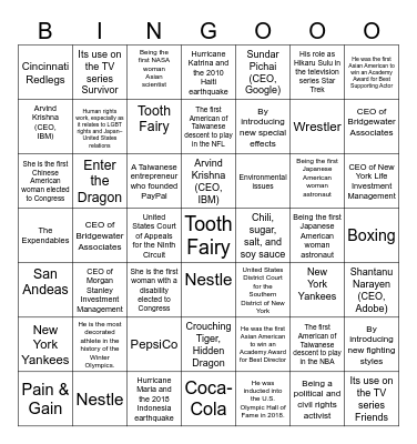 PIMCO LEAP QUIZ Bingo Card