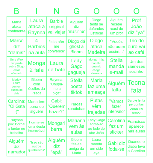 Fugiu um palhaço! || 3ª Edição Bingo Card