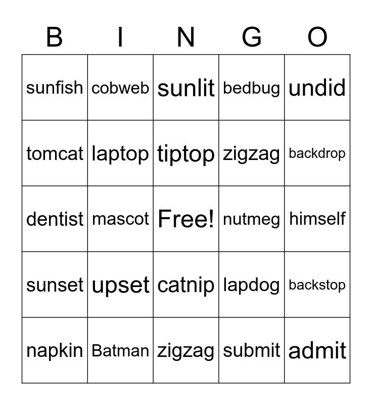 2-syllable-words-bingo-card