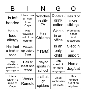 May Maynia Bingo Card