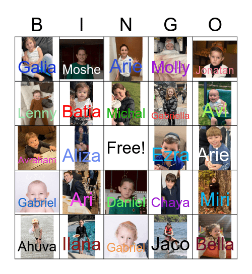 Schneeweiss Bingo - Board #1 Bingo Card