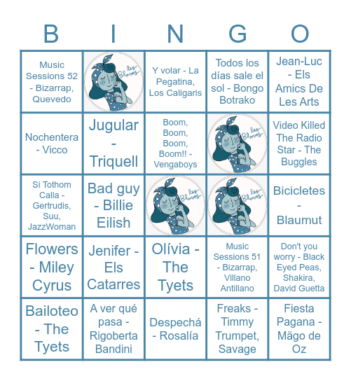 Primavera Blava Bingo Card