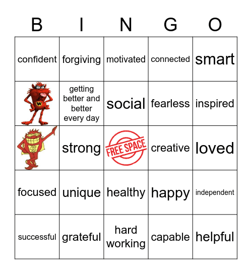 LIGHT Bingo Card