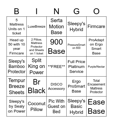 Memorial Day Bingo Card