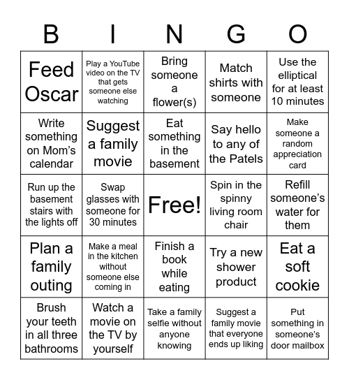 Bogaisky Bingo - May Bingo Card