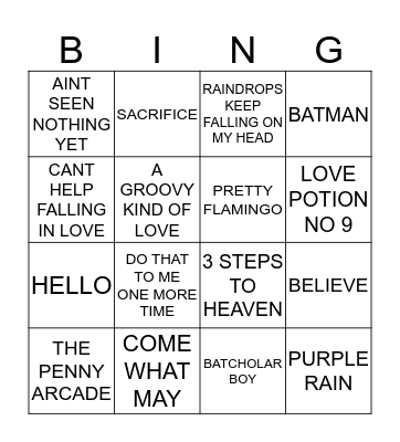 ROSS COUNTY Bingo Card