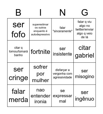 Renato Bingo Card