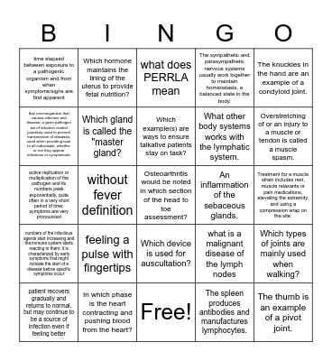 MT FINAL Bingo Card