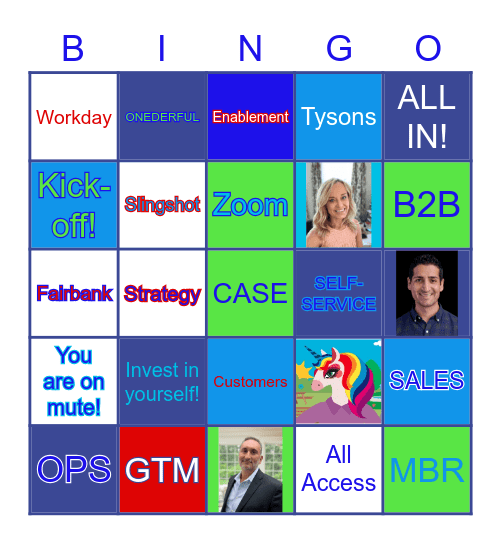 Go-To-Market Bingo Card