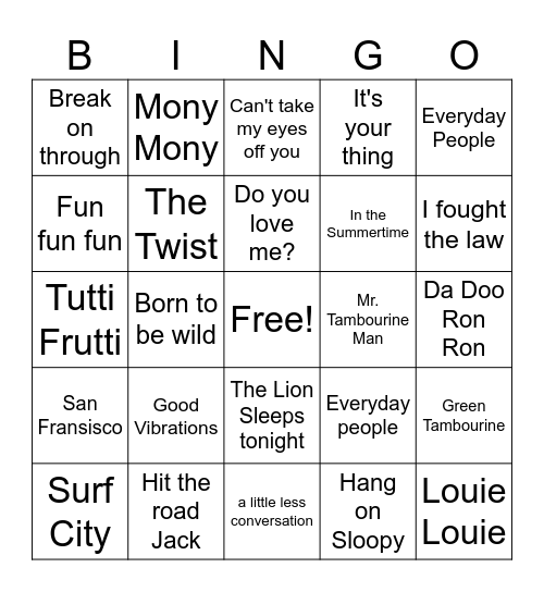 Game 1-11/19/25 Bingo Card