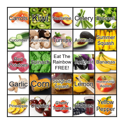 Rainbow Foods 2026 Bingo Card