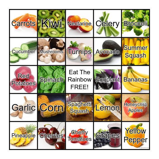 Rainbow Foods 2026 Bingo Card