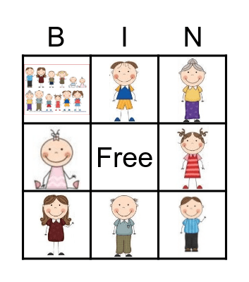 Family Bingo Card