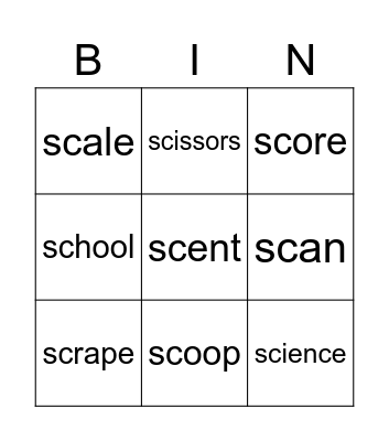 Mrs. Anastasiya "sc" Bingo Card