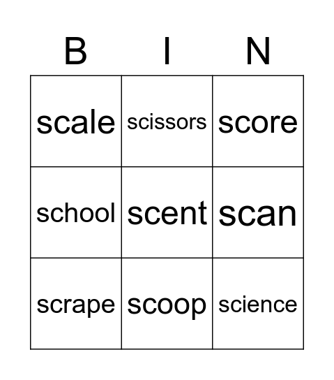 Mrs. Anastasiya "sc" Bingo Card