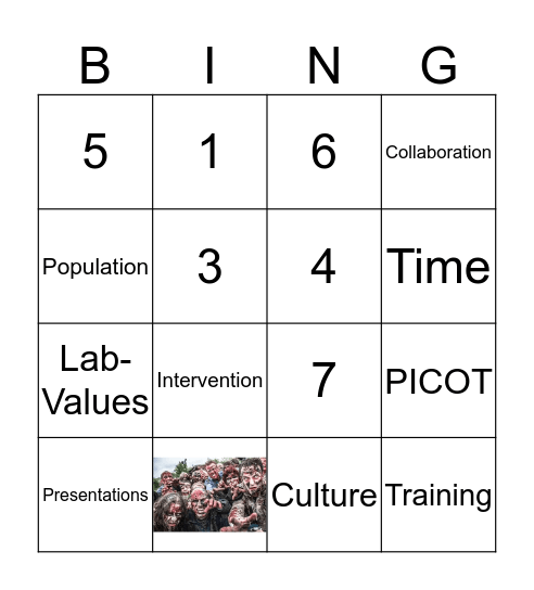 Evidence-Bing Practice Bingo Card