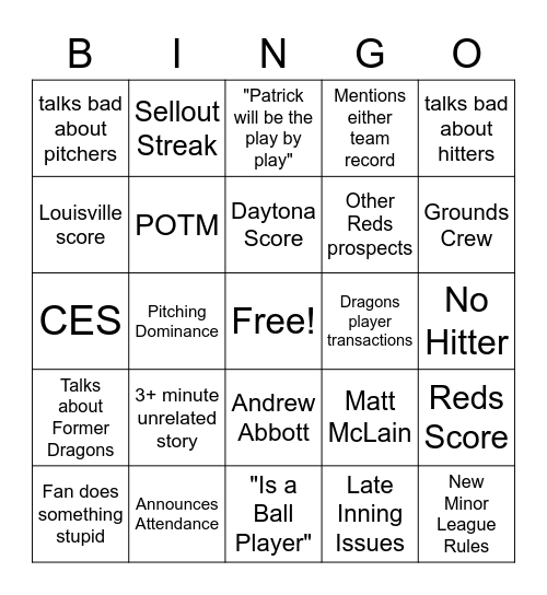 Tom Nichols Bingo 2.0 Bingo Card