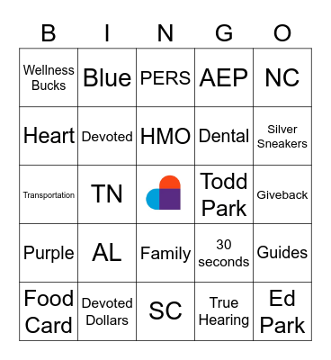 Devoted Health Bingo Card