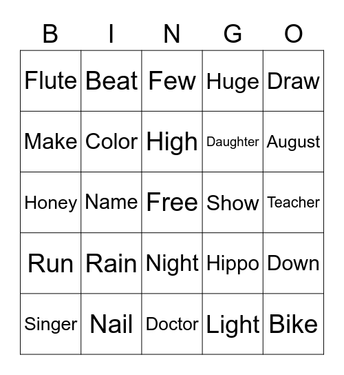 0524 Bingo Card