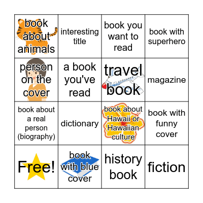 Book Bingo Card